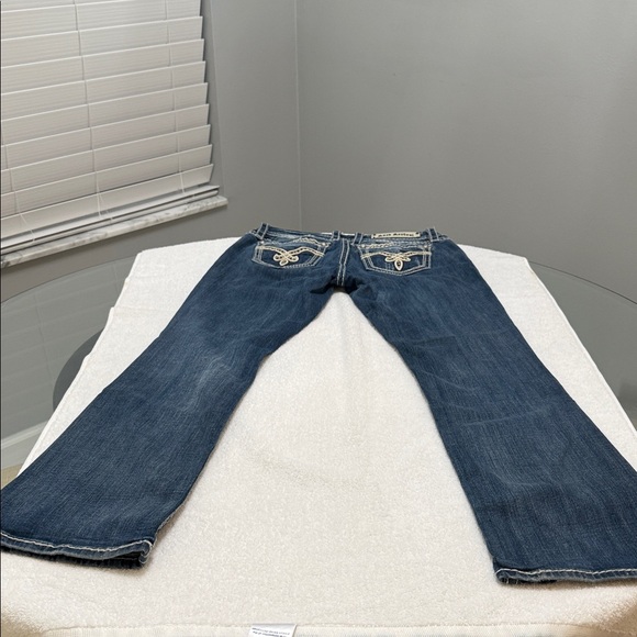 Rock Revival The Denim Icons The Irene Easy Boot Cut Rhinestone Accents Size 29 - Picture 8 of 12